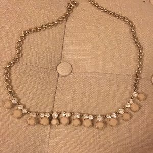 J Crew tan diamond necklace